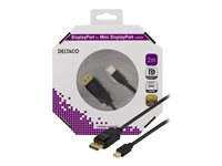 Deltaco DisplayPort-kabel - 2 m DP-1121-K