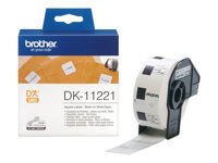 Brother DK-11221 - etiketter - 1000 etikett (er) - 23 x 23 mm DK11221