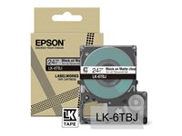 Epson LabelWorks LK-6TBJ - bandpatron - 1 kassett(er) - Rulle ( 2,4 cm x 8 m) C53S672067