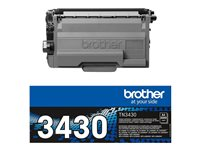 Brother TN3430 - Svart - original - tonerkassett - för Brother HL-L5000, L5050, L5100, L5200, L6450, MFC-L5700, L5750, L6800, L6900, L6950, L6970 TN3430