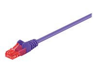 MicroConnect nätverkskabel - 25 cm - lila B-UTP60025P