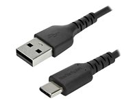 StarTech.com 2 m USB 2.0 till USB-C-kabel -&nbsp;svart&nbsp; - USB typ C-kabel - USB till 24 pin USB-C - 2 m RUSB2AC2MB