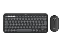 Logitech Pebble 2 Combo - sats med tangentbord och mus - tonal white Inmatningsenhet 920-012257