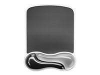 Kensington Duo Gel Mouse Wristrest Wave mustablett med handledskudde 62399