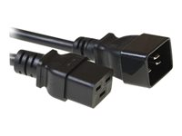 MicroConnect - strömkabel - IEC 60320 C19 till IEC 60320 C20 - 3 m PE141530