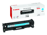 Canon 718 Cyan - Cyan - original - tonerkassett - för i-SENSYS LBP7210, LBP7680, MF728, MF729, MF8340, MF8360, MF8380, MF8540, MF8550, MF8580 2661B002