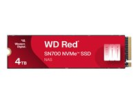 WD Red SN700 WDS400T1R0C - SSD - 4 TB - PCIe 3.0 x4 (NVMe) WDS400T1R0C