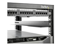 StarTech.com 1U 19 inch Server Rack Rails, 24-36 inch Adjustable Depth, Universal 4 Post Rack Mount Rails, Network Equipment/Server/UPS Mounting Rail Kit, HPE ProLiant, Dell PowerEdge - 4 Post Rack Rails (UNIRAILS1UB) - sats med stativskenor - 1U UNIRAILS1UB