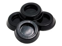 StarTech.com Självhäftande gummifötter för PC-chassin, 3 cm (1-1/4") i diameter - 4 pack - gummifötter för systemkåpa RUBBERFEET
