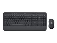 Logitech Signature MK650 Combo for Business - sats med tangentbord och mus - QWERTY - USA, internationellt - grafit Inmatningsenhet 920-011004