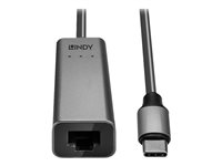 Lindy - nätverksadapter - USB-C 3.1 - 10M/100M/1G/2.5 Gigabit Ethernet 43314