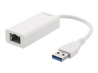 DELTACO USB3-GIGA4 - nätverksadapter - USB 3.0 - Gigabit Ethernet USB3-GIGA4