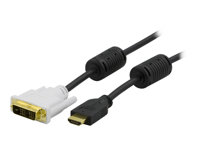 DELTACO adapterkabel - HDMI / DVI - 2 m HDMI-112