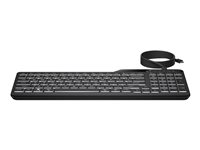 HP 405 - tangentbord - flera enheter - 65% (compact) - QWERTY - internationell engelska - svart Inmatningsenhet 7N7C1AA#ABB