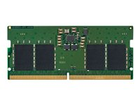 Kingston ValueRAM - DDR5 - sats - 16 GB: 2 x 8 GB - SO DIMM 262-pin - 4800 MHz / PC5-38400 - ej buffrad KVR48S40BS6K2-16