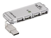 MicroConnect - hubb - 4 portar USB-HUB2