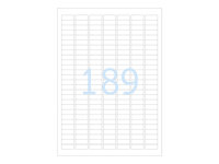HERMA - etiketter - matt - 4725 etikett (er) - 25.4 x 10 mm 10900