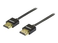 DELTACO HDMI-kabel med Ethernet - 1 m HDMI-1091