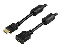 Deltaco HDMI-123 - HDMI-förlängningskabel - 3 m HDMI-123