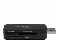 StarTech.com USB 3.0 Multimedia Memory Card Reader - Portable SDHC MicroSD Card Reader - External USB Flash Card Reader (FCREADMICRO3) - kortläsare - USB 3.0 FCREADMICRO3