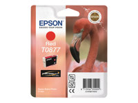 Epson T0877 - röd - original - bläckpatron C13T08774010