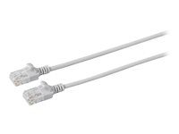 MicroConnect nätverkskabel - 25 cm - grå V-UTP6A0025-SLIM