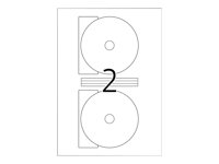 HERMA Special Maxi - ogenomskinliga CD/DVD-etiketter - matt - 50 etikett (er) - 116 mm rund 5115