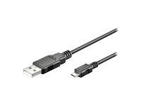 MicroConnect - USB-kabel - USB till mikro-USB typ B - 60 cm USBABMICRO0,60
