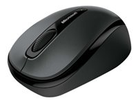 Microsoft Wireless Mobile Mouse 3500 - mus - 2.4 GHz - svart GMF-00292