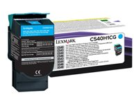 Lexmark - Lång livslängd - cyan - original - tonerkassett LCCP, LRP - för Lexmark C540, C543, C544, C546, X543, X544, X546, X548 C540H1CG