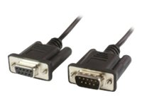 MicroConnect - seriell förlängningskabel - DB-9 till DB-9 - 3 m SCSEHN3B