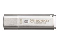 Kingston IronKey Locker+ 50 - USB flash-enhet - 32 GB IKLP50/32GB
