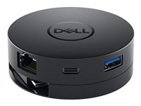 Dell Mobile Adapter DA300 - dockningsstation - USB-C - VGA - 1GbE 470-ACWN