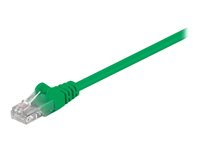 MicroConnect nätverkskabel - 25 cm - grön B-UTP50025G