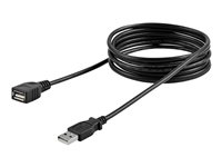 StarTech.com 1,8 m svart USB 2.0-förlängningskabel A till A – M/F - USB-förlängningskabel - USB till USB - 1.8 m USBEXTAA6BK
