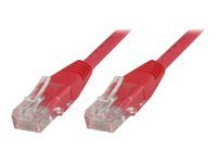 MicroConnect nätverkskabel - 3 m - röd B-UTP503R