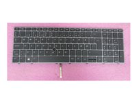 HP - ersättningstangentbord för bärbar dator - med pekpinne, ClickPad - QWERTY - dansk Inmatningsenhet M17094-081