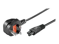 MicroConnect - strömkabel - Typ G till IEC 60320 C5 - 50 cm PE090805