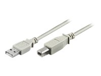 MicroConnect - USB-kabel - USB till USB typ B - 0.5 m USBAB05