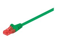 MicroConnect nätverkskabel - 25 cm - grön B-UTP60025G