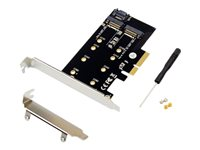 MicroConnect - gränssnittsadapter - M.2 NVMe Card - PCIe 3.0 x4, SATA 6Gb/s MC-PCIE-SSDADAPTER