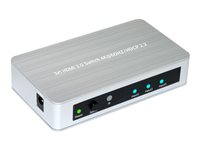 MicroConnect HDMI2.0 3X1 Amplifier Switcher - video-/ljudomkopplare - 3 portar MC-HMSW301B