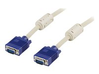 Deltaco VGA-kabel - 1 m RGB-2G