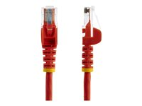 StarTech.com Cat5e patchkabel med hakfria RJ45-kontakter – 1 m, röd - patch-kabel - 1 m - röd 45PAT1MRD