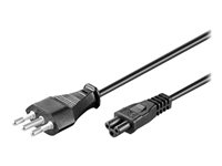 MicroConnect - strömkabel - Typ L till IEC 60320 C5 - 3 m PE100830