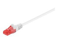 MicroConnect nätverkskabel - 25 cm - vit B-UTP60025W