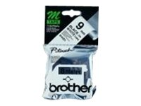 Brother M-K221BZ - etiketttejp - 1 kassett(er) - Rulle (0,9 cm x 8 m) MK221BZ