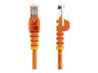 StarTech.com Cat5e patchkabel med hakfria RJ45-kontakter – 1 m, orange - patch-kabel - 1 m - orange 45PAT1MOR