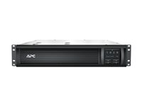 APC Smart-UPS 750VA LCD RM - UPS - 500 Watt - 750 VA - med APC UPS Network Management Card SMT750RMI2UNC