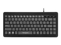 Targus Compact Multimedia - tangentbord - Nordisk - svart Inmatningsenhet AKB631NO